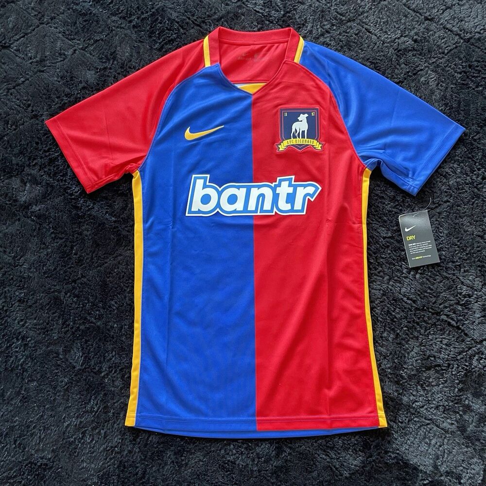 AFC Richmond Ted Lasso Nike Home Soccer Jersey Men's Size Small FD2361-449 RARE